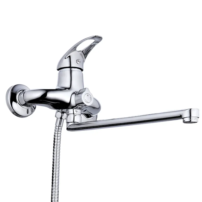 Смеситель ZEGOR для ванны с длинным изливом NHK7