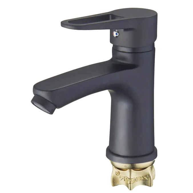 Смеситель ZEGOR для раковины, черный PUD1-YB