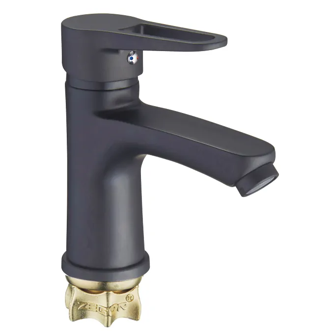 Смеситель ZEGOR для раковины, черный PUD1-YB