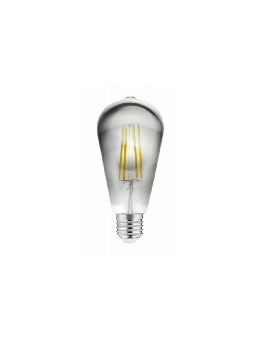 Bec LED Filament smoked ST64 6W 500LM 2700K E27 GTV 0033711