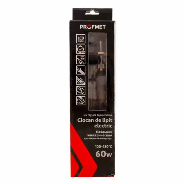 Электрический паяльный молоток 60 Вт, керамика 257020