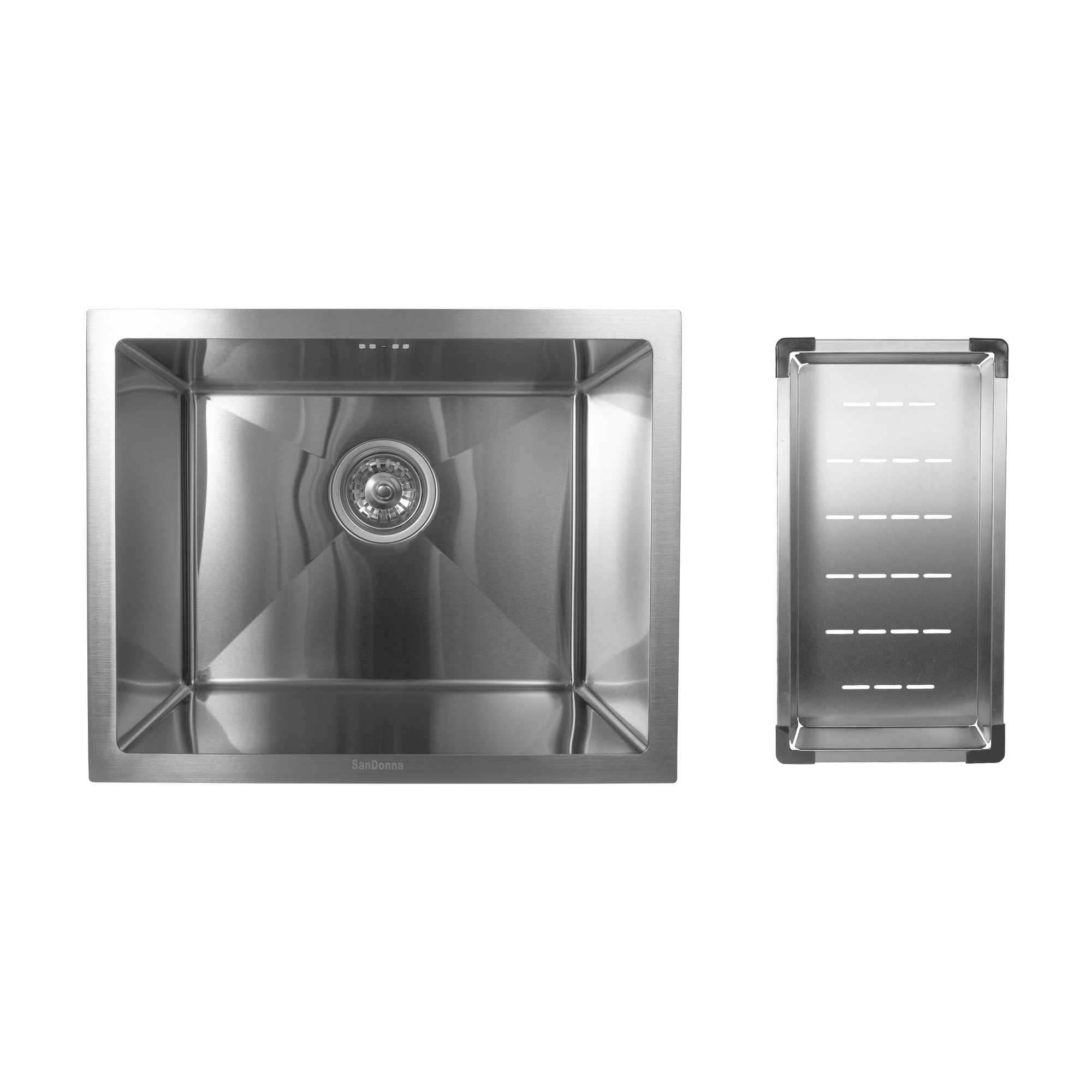 Chiuveta SanDonna  handamade HD5040 Crom satin VOR57920