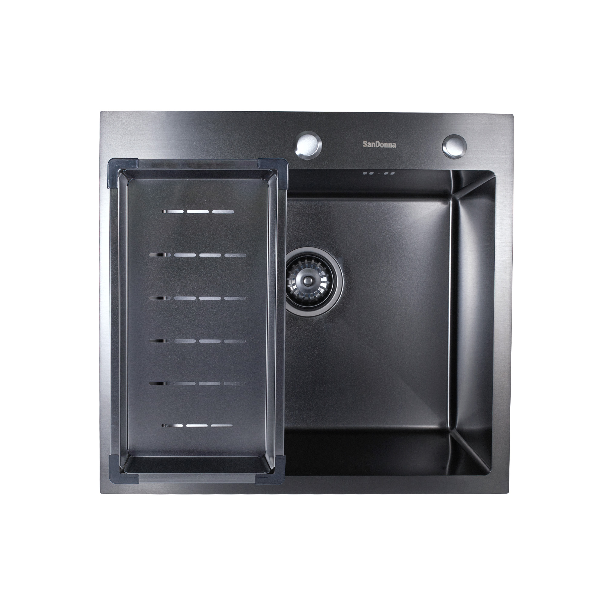 Chiuveta SanDonna  handamade HD5550 Negru VOR57925