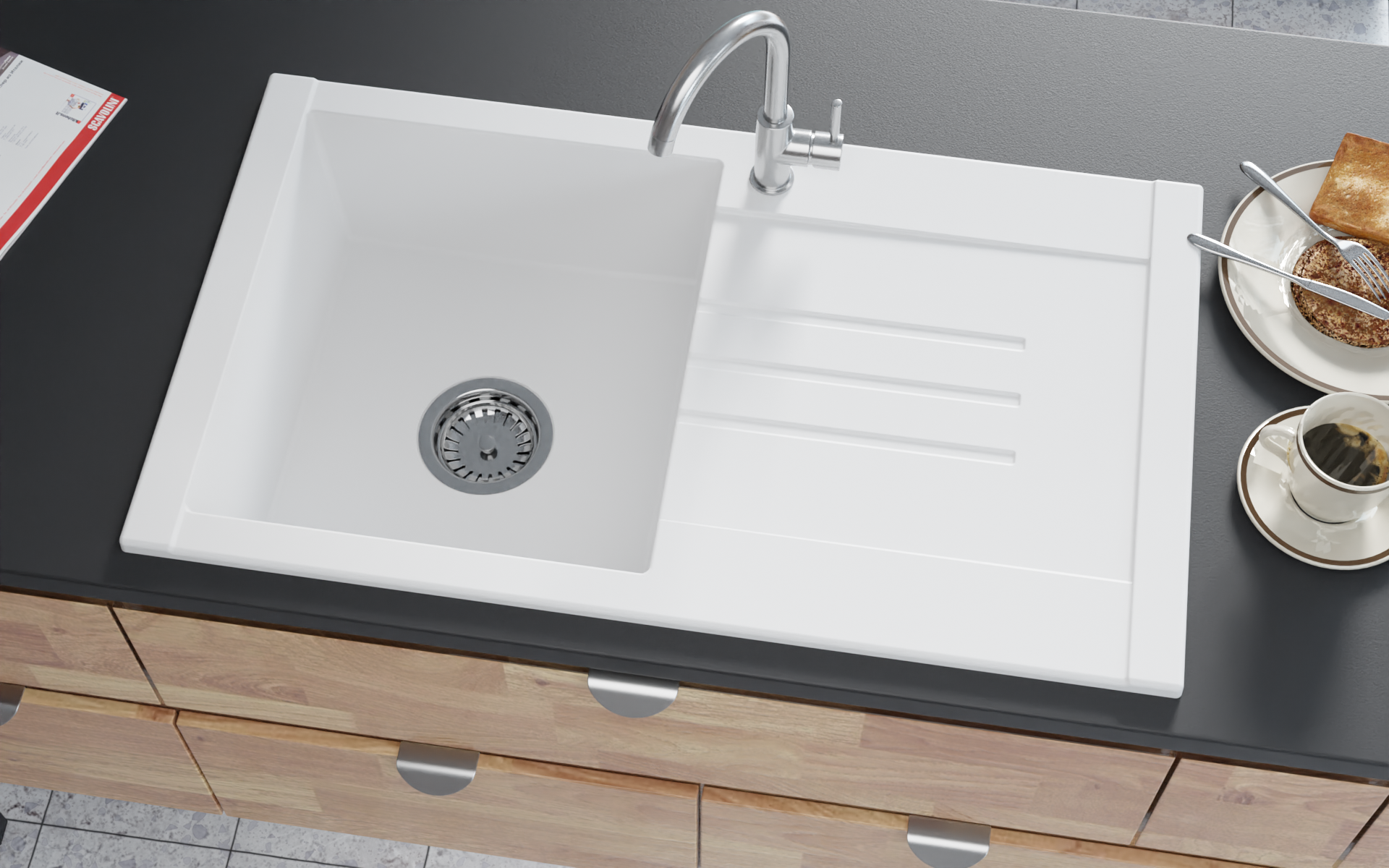 Chiuveta SanDonna ARONA 760  ALB VOR57940