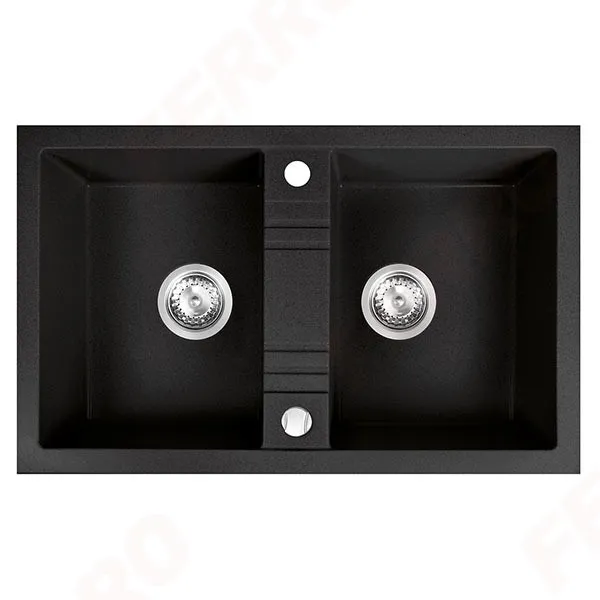 Chiuveta FERRO  dubla 780*480 mm grafic DRGM2/48/78BA 76481