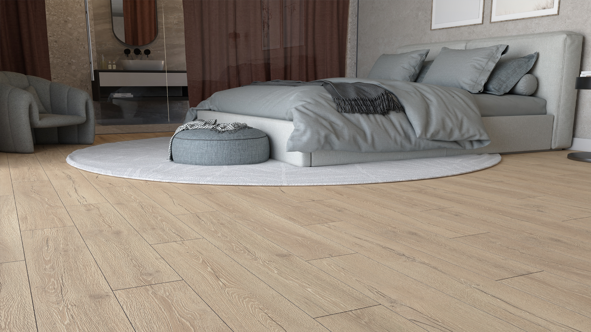 Ламинат 8мм ST-05D Kopenhag AC5 4V (120.832) Турция