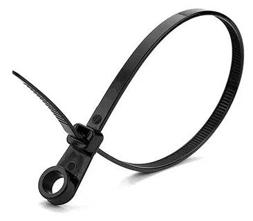 Стяжка дюбельная 220×5 мм чёрная