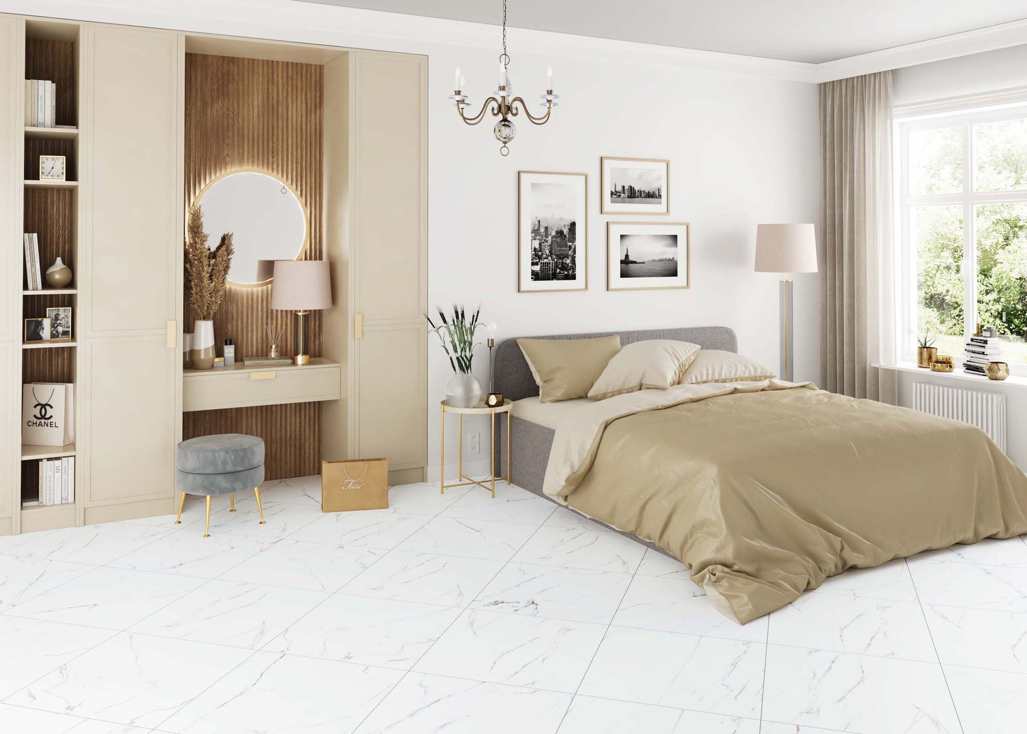 Marmi White 9518 60*60/Bulgaria 1C (43.2)