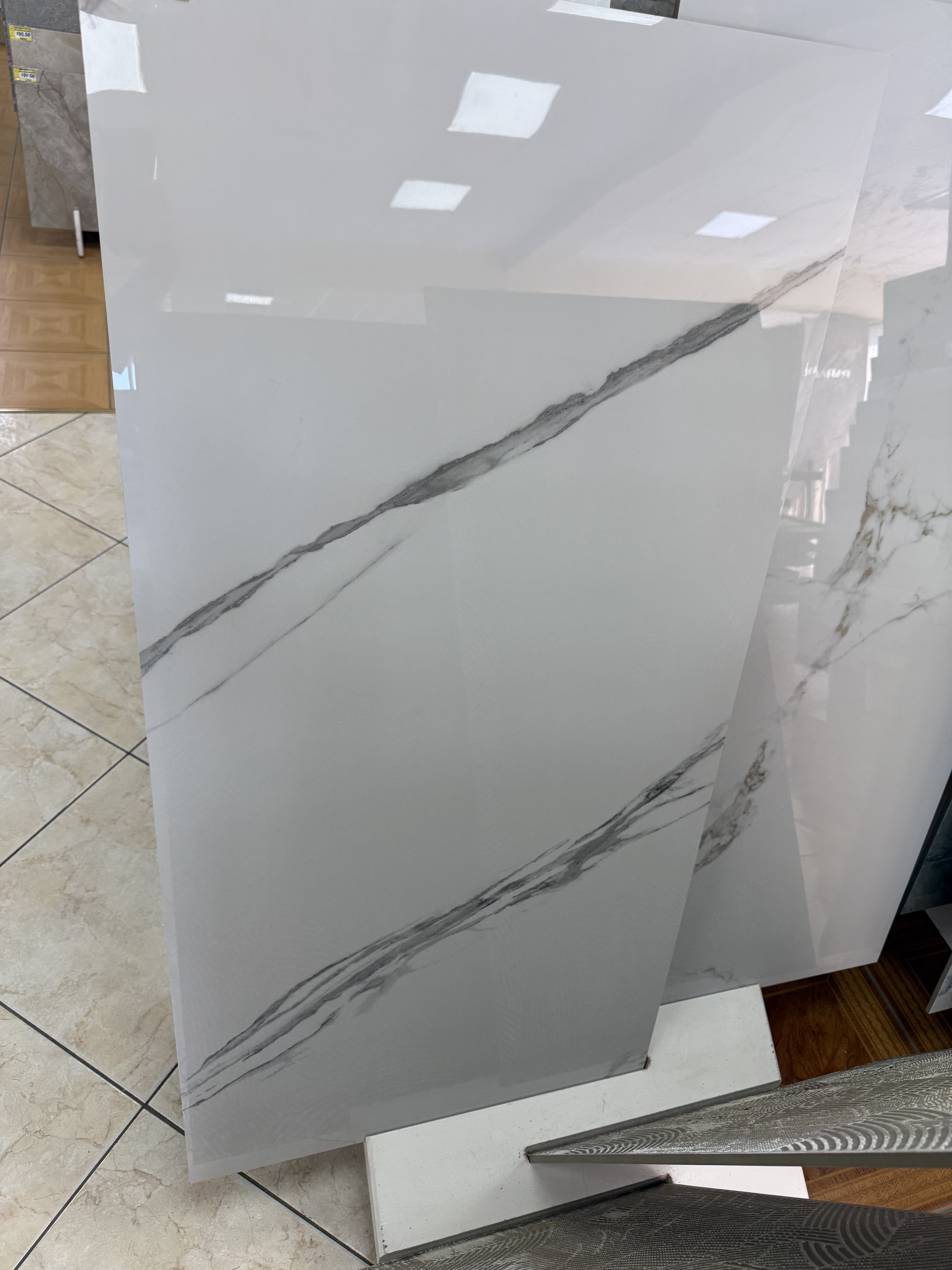 Prestige Light Grey Polished 60*60/Alice Tiles (57.6) GT