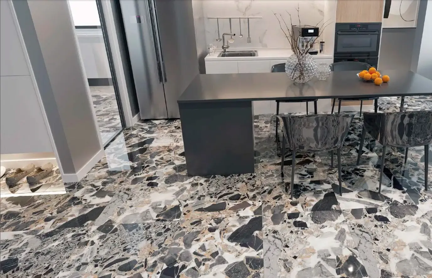 Parma Black F P 60*60 R Glossy 1/Epicentr 8mm (46.08)