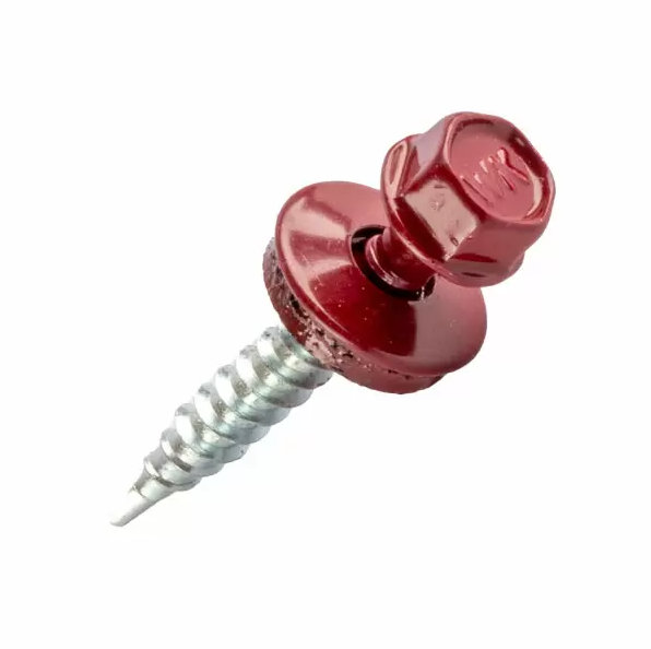 Surub autoforant p/u lemn  RAL6005 4.8*35 060808