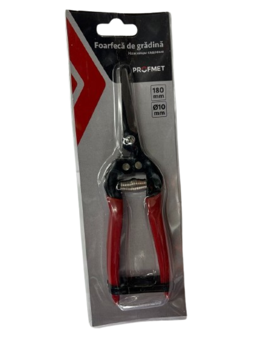 Foarfece de  gradina cu miner cu acoperire PVC 180mm  387305