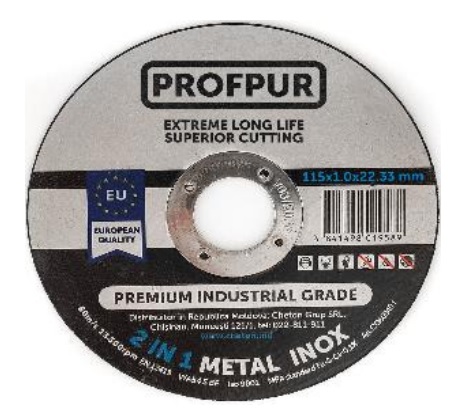 Диск для резки металла/нержавейки PROF PUR 230*2.0*22 CG600409