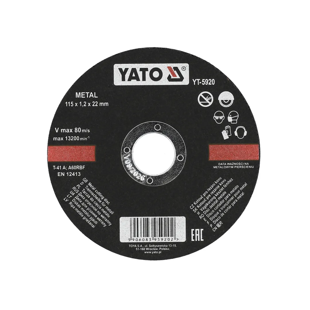 Диск (металл) 115mm 2*22.2 mm 1384