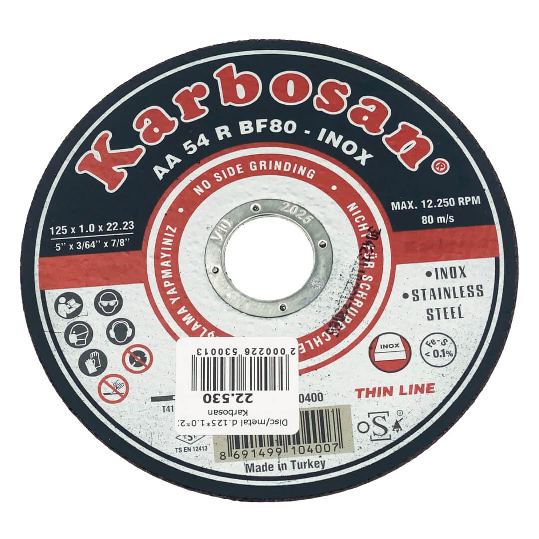 Диск 125*1.0*22 Plus Karbosan/25/300 910400