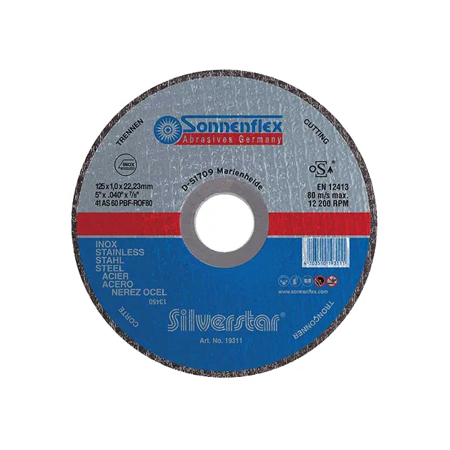 Disc inox SILVERSTAR 125*1.6*22.23 (19317)