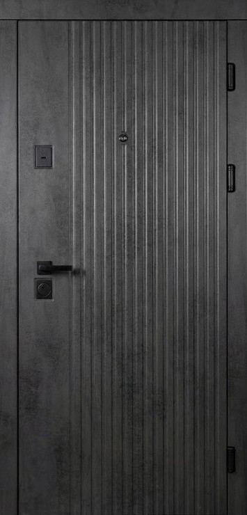 Usa met.Тип 10 бетон темно серый/белая шагрень 2050*860 (R)