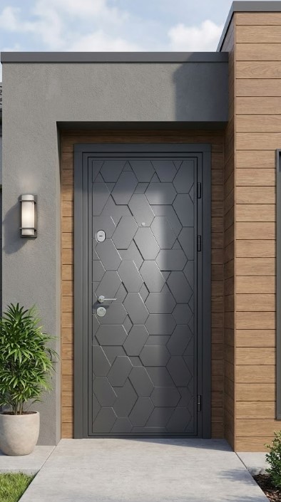 Usa met.Тип 10 графит шагрень/silk белый 2050*960 (L) Ls