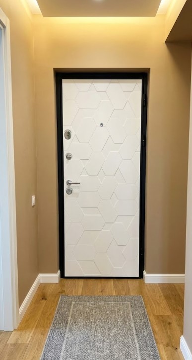 Usa met.Тип 10 графит шагрень/silk белый 2050*960 (L) Ls