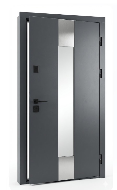 Usa met.Тип 12 ламинация графит N85/оксид светлый ул.2050*860 (R)