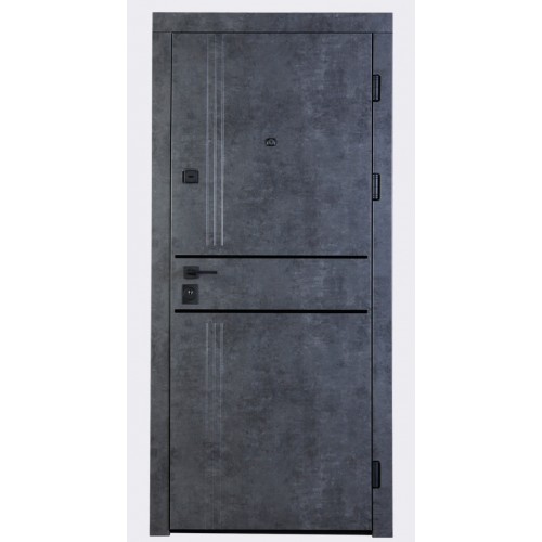 Usa met.Тип 14 мрамор темный/бетон снежный 2050*860 (R)