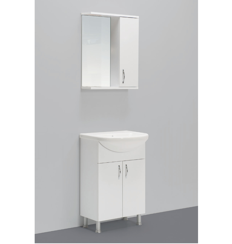 Комплект мебели LIVEA Clara 55 см белый