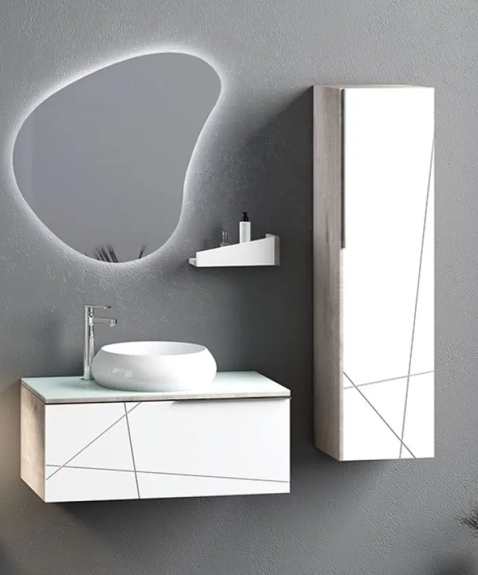 Mobilier de baie Arteon 80 lisbon/white