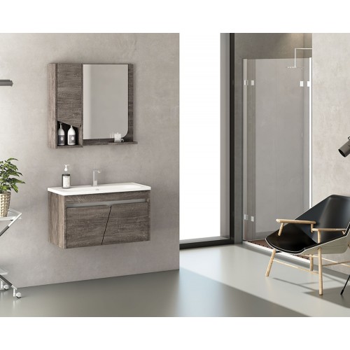 Mobilier de baie Rio 81 black glossy