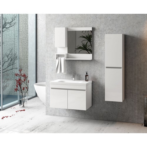 Mobilier de baie stangaorm 80 white