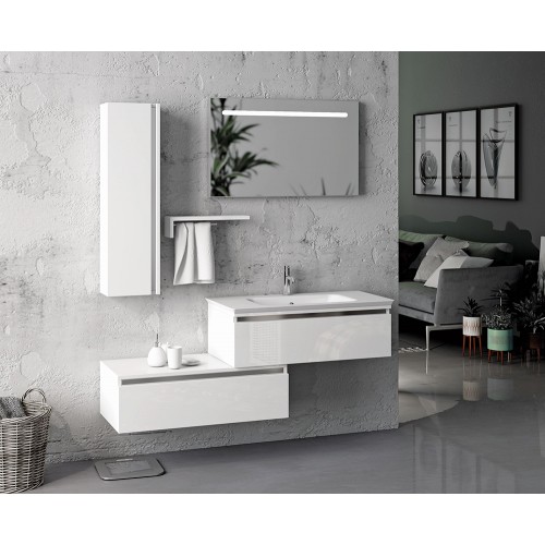 Mobilier de baie Toledo 160 white
