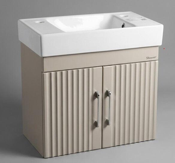 Mobilier de baie suspendat AREA 60cm sahara+Sharp 60