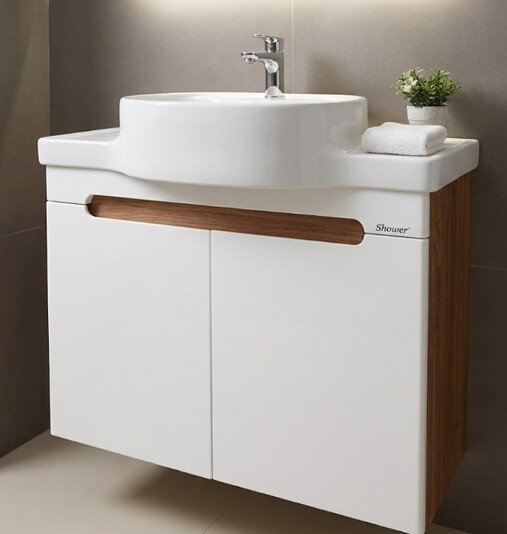 Mobilier de baie suspendat SERIN 80cm+Harmony 80