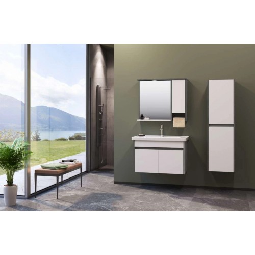 Oglinda p/u mobilier de baie HAZAR WHITE 65cm