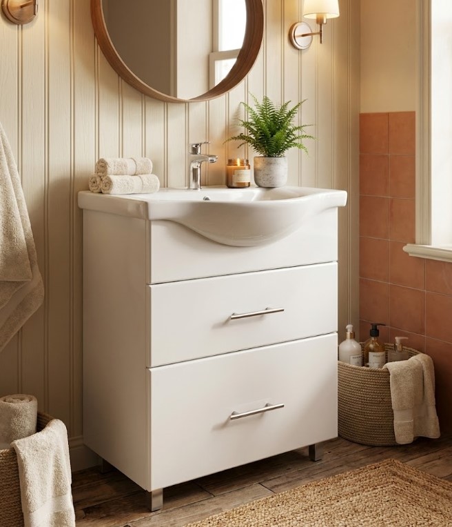 Тумба с раковиной BLANK 60 см (рамка 60)