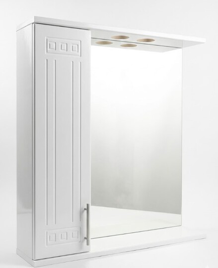 Зеркало для тумбы AFINA 75 см левое