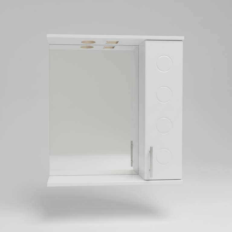 Зеркало для тумбы ASTER 70 см правое