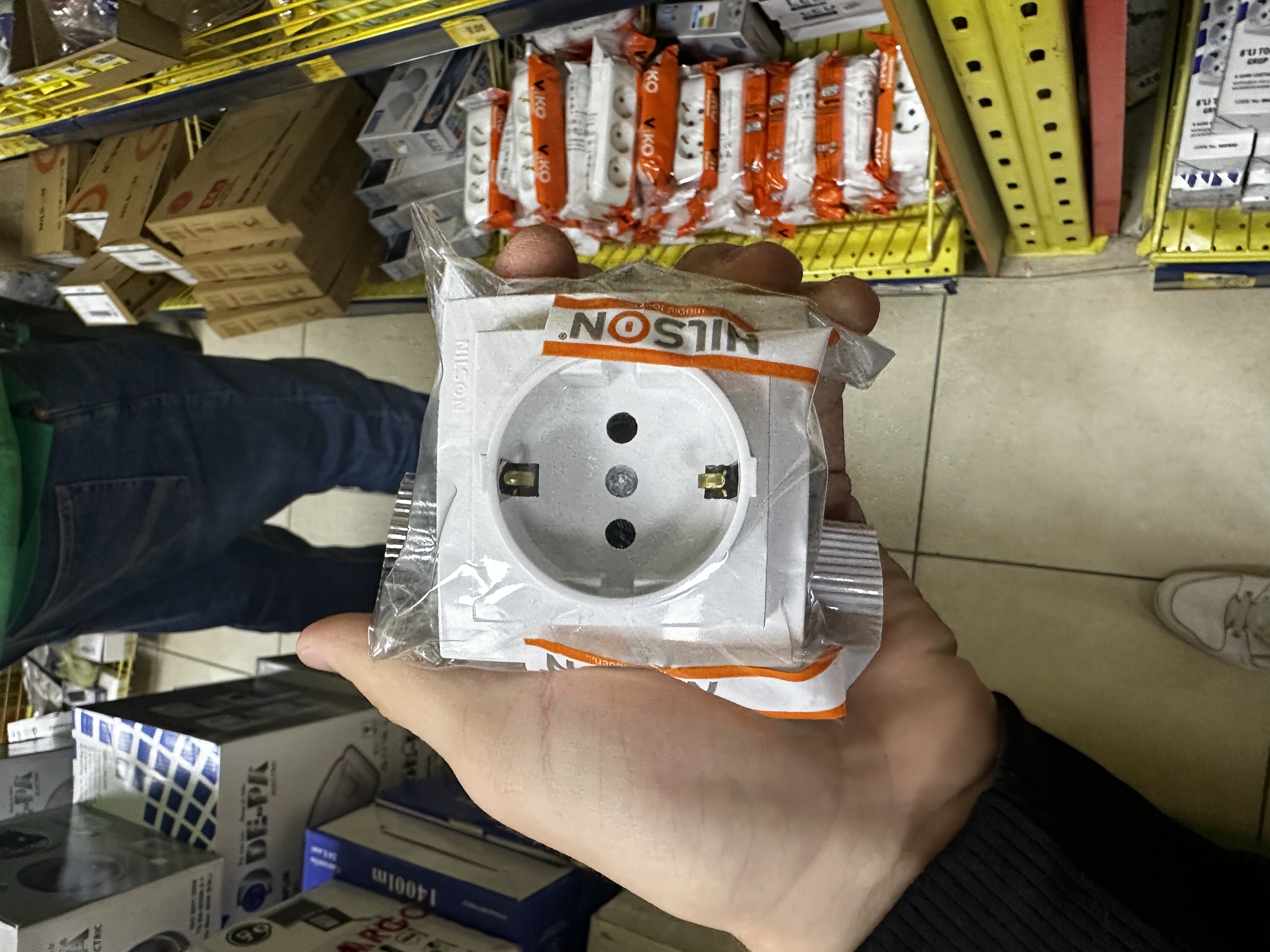 Priza alba 1L ZK ext.N/26111017