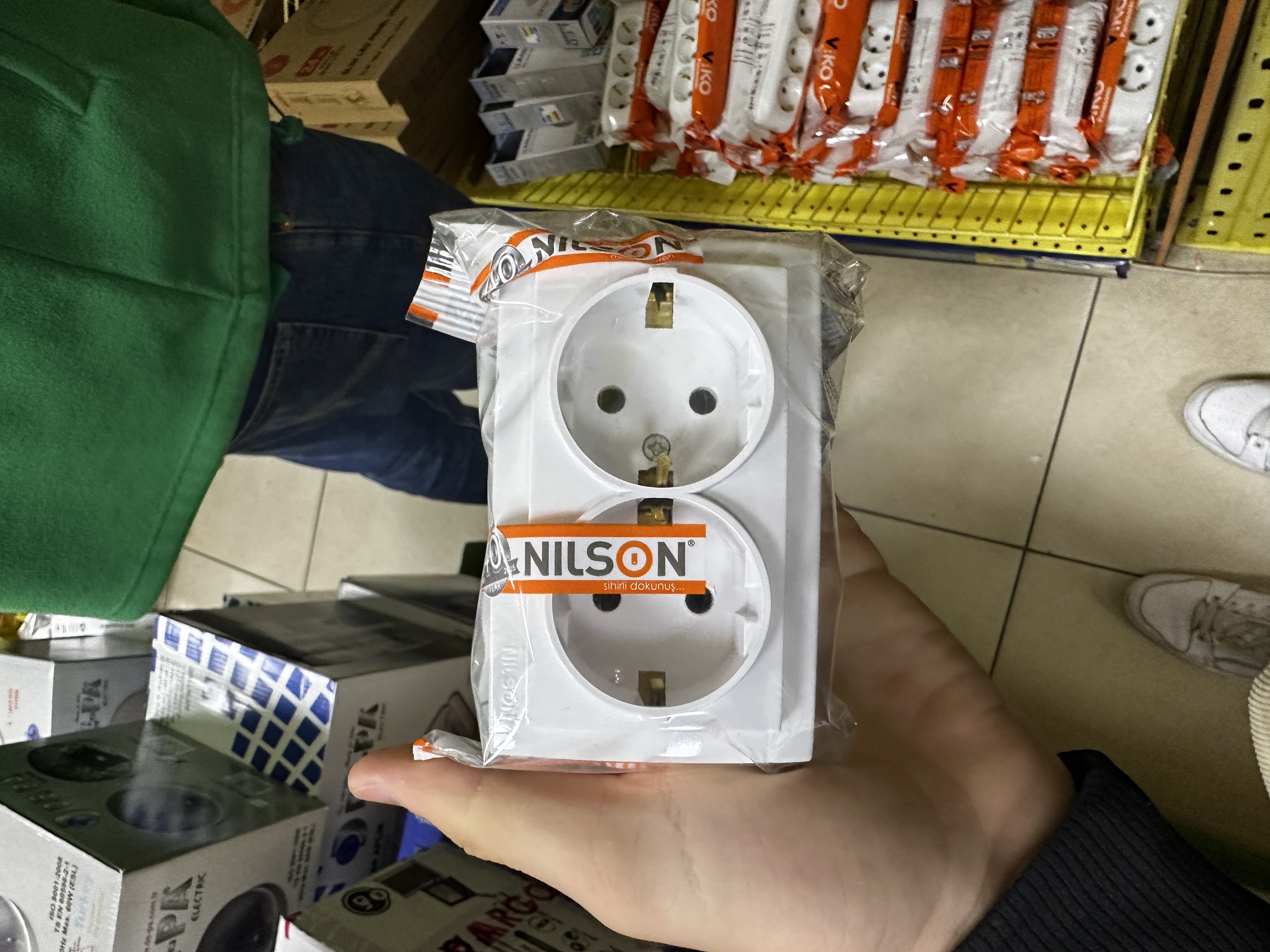 Priza alba 2L ZK ext.16A N/26111025