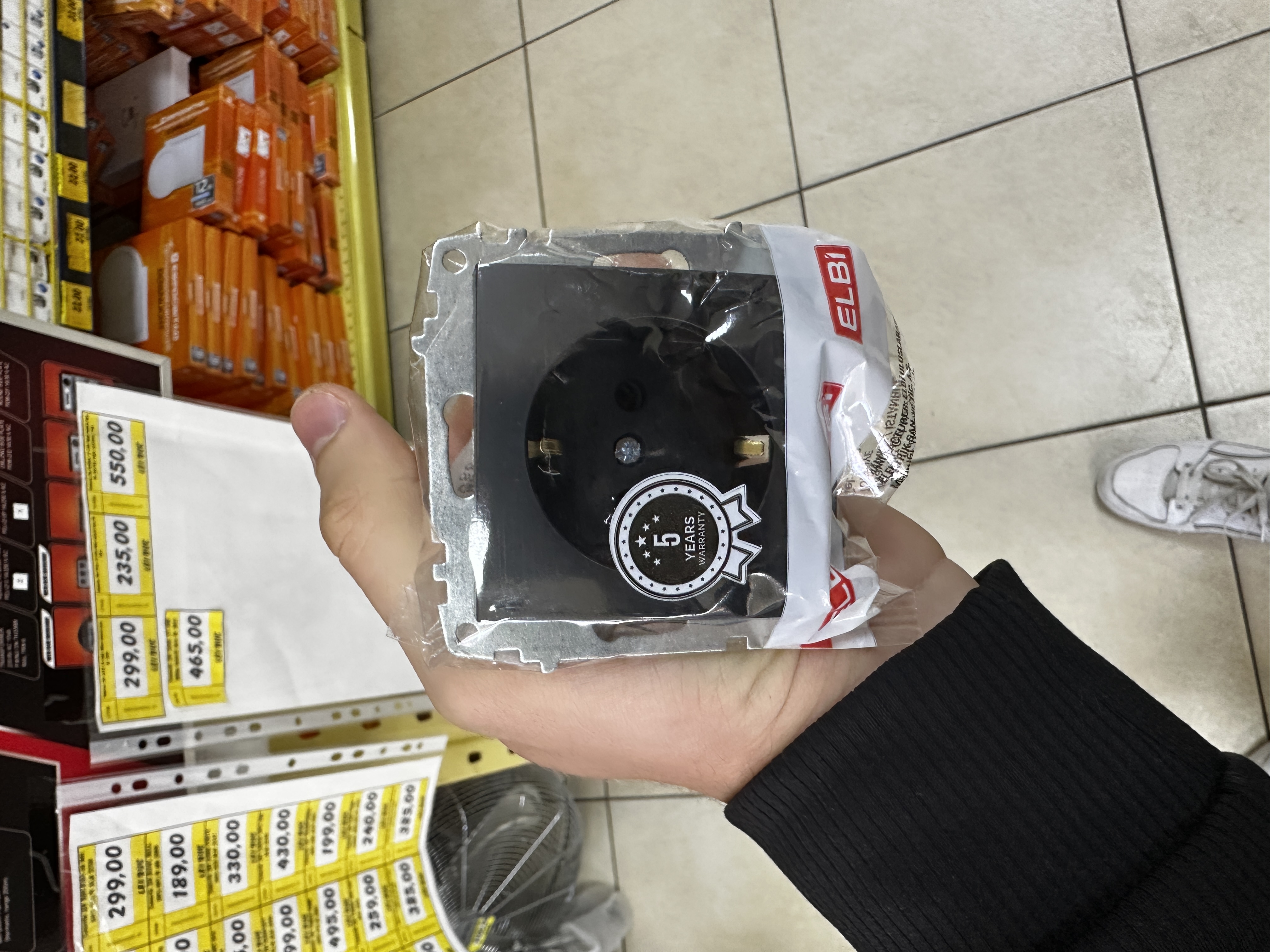 PRIZA cu CP ST 609-014800-217 EL-BI  ZENA (negru)