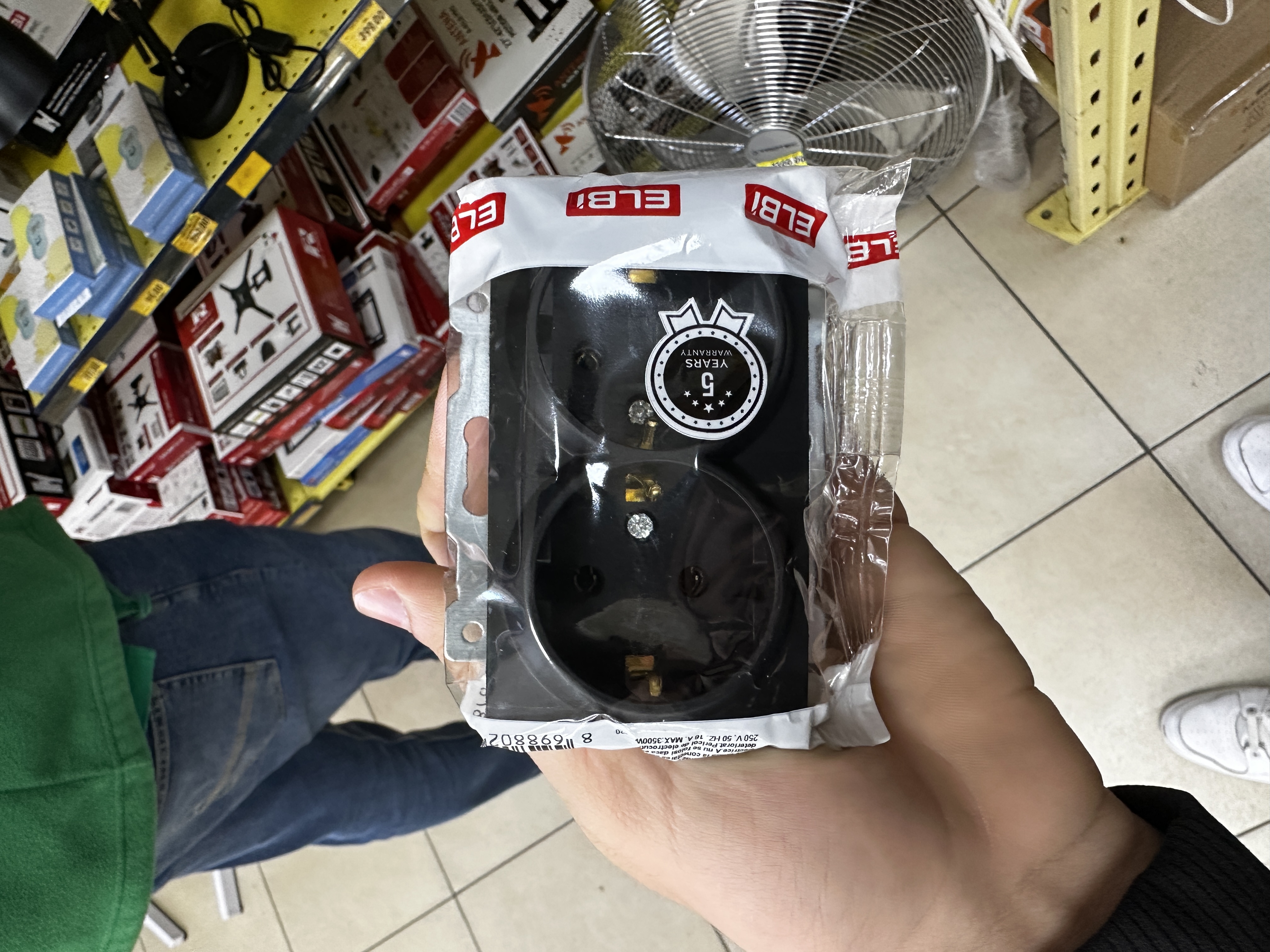 Priza dubla  EL-BI ZENA 609-014800-907