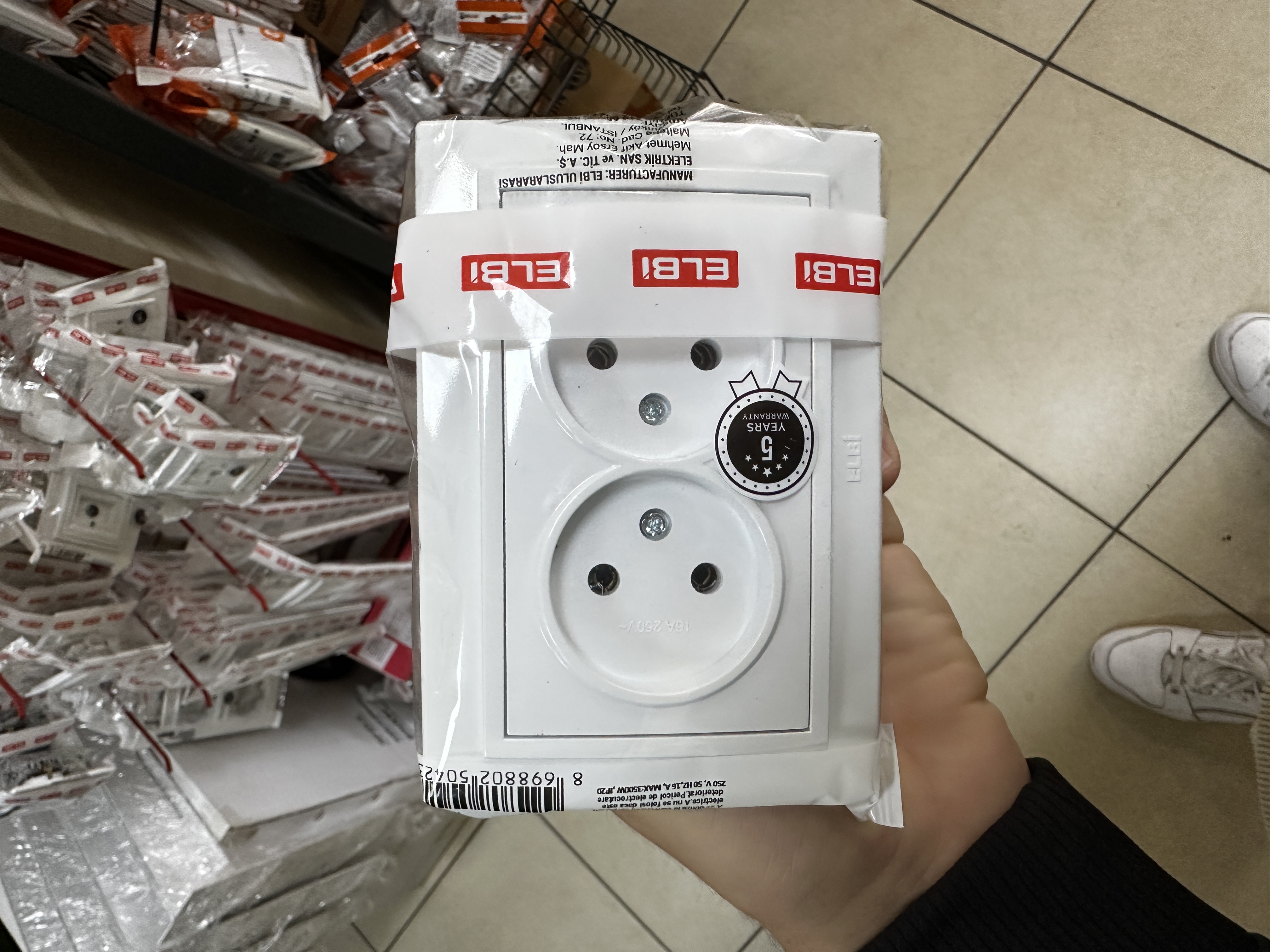 PRIZA DUBLA fara CP STEL-BI ZENA 500-015600-908 1/10/60