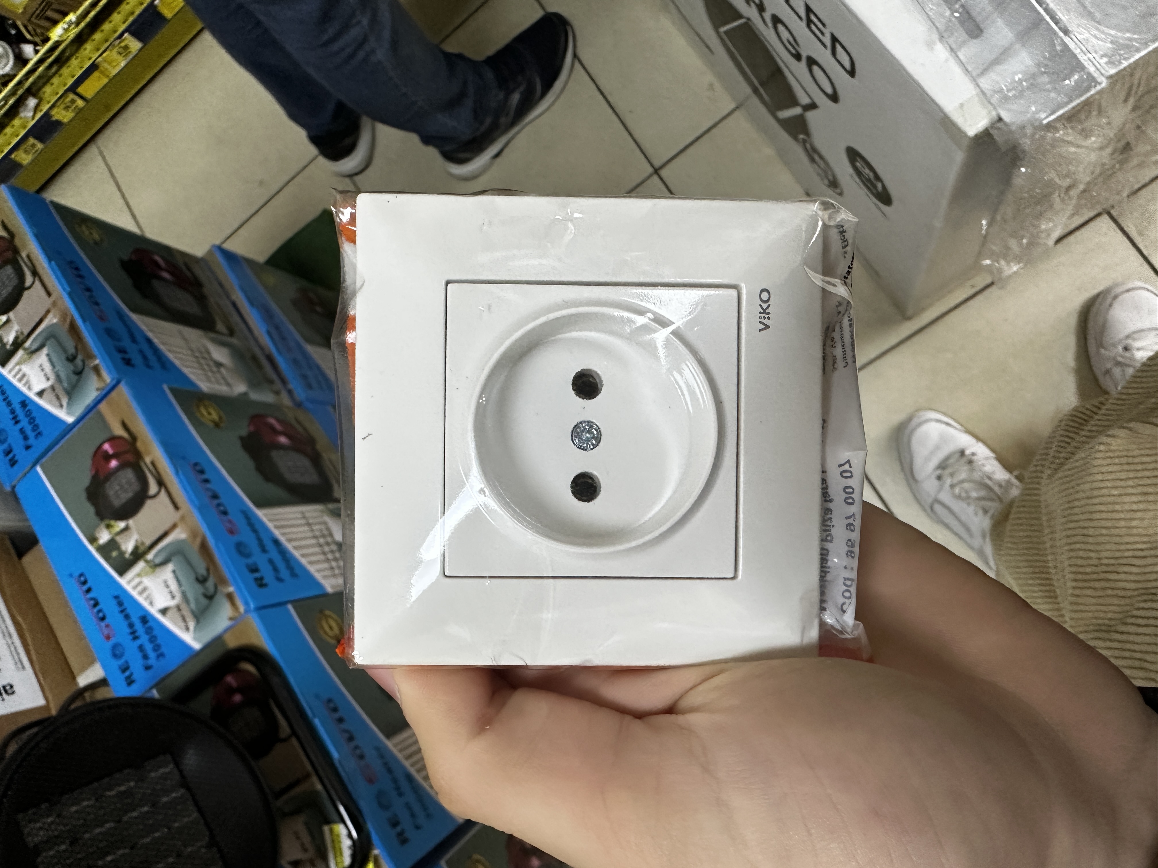 Priza Meridian 1L TF 95 970 013 alba