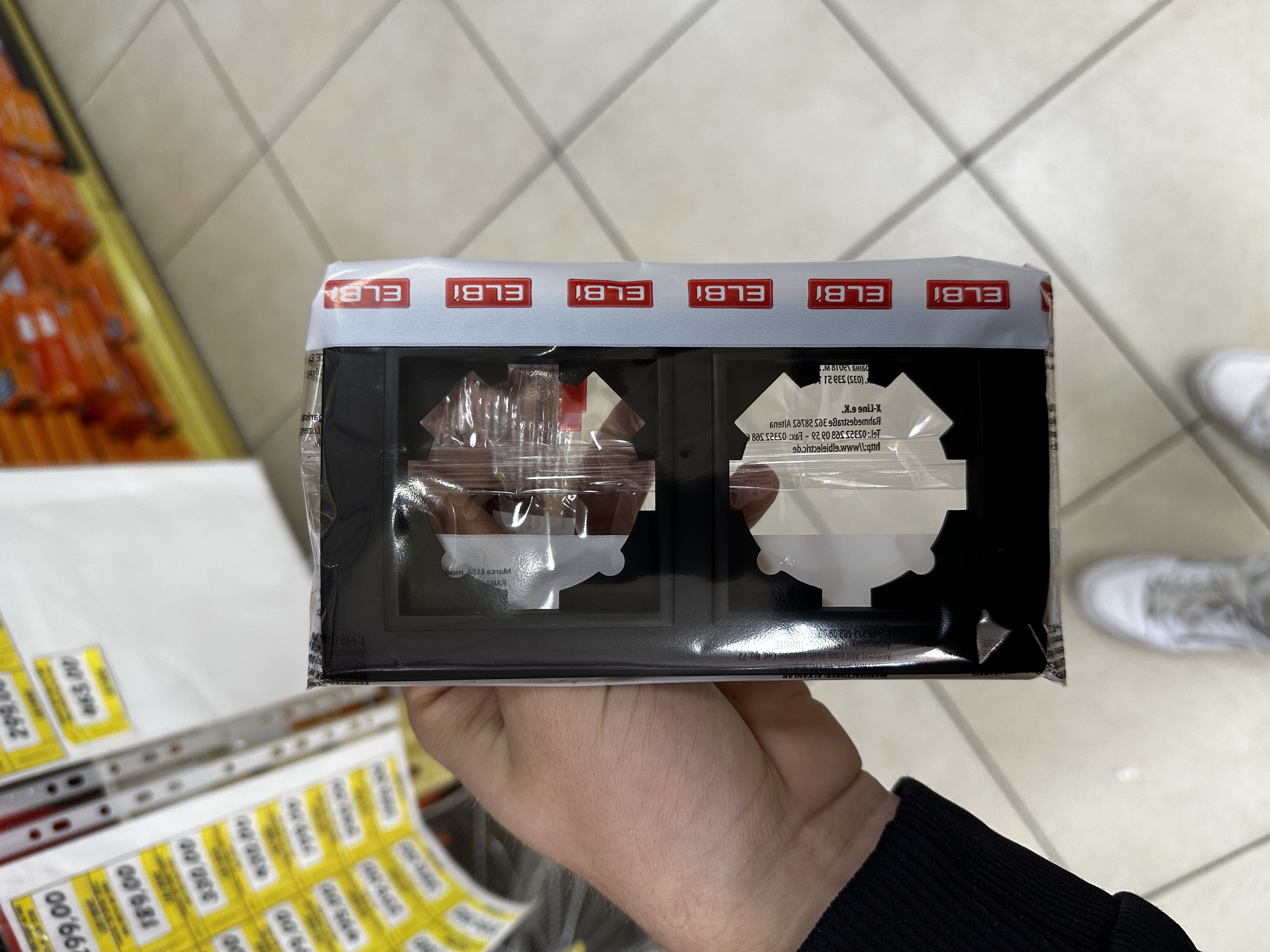 RAMA 3 locuri orizontale  KVARTA ALB