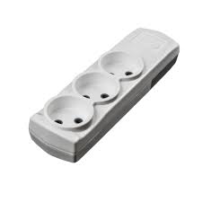 Удлинитель на 3 розетки, 2 м, DE-PA/930102 DP