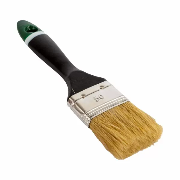 Perie 2''/50mm  cu par natural/ miner din lemn 352003