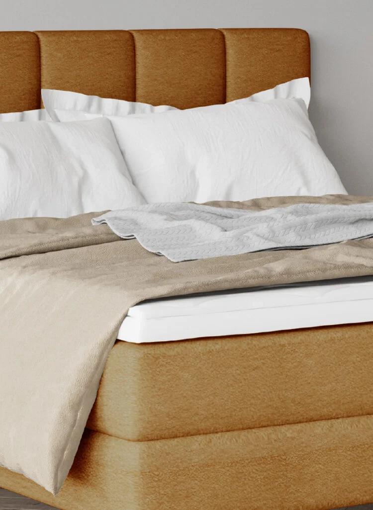 Dormitor ADEL tapițat cu stofă