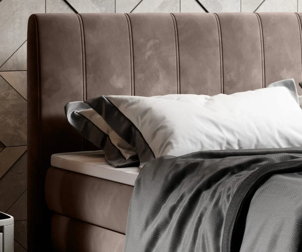 Dormitor CARINA tapițat cu stofă