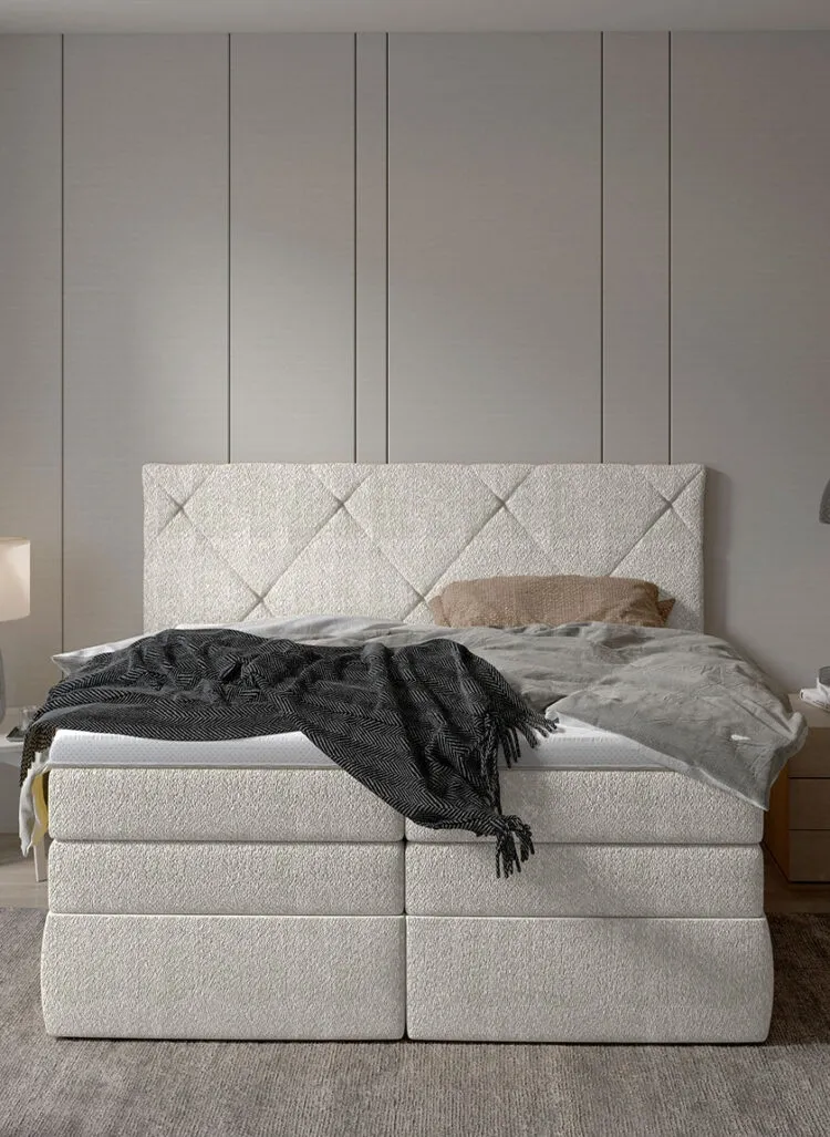 Dormitor LUNGO tapițat cu stofă