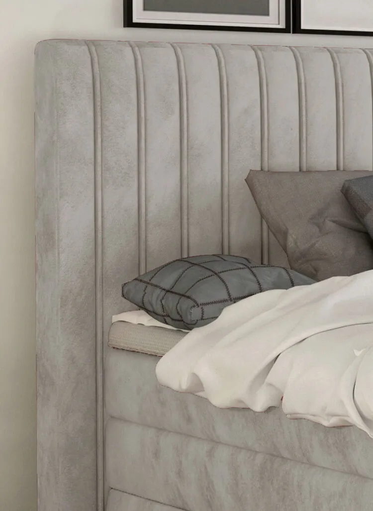 Dormitor MINOLA tapițat cu stofă