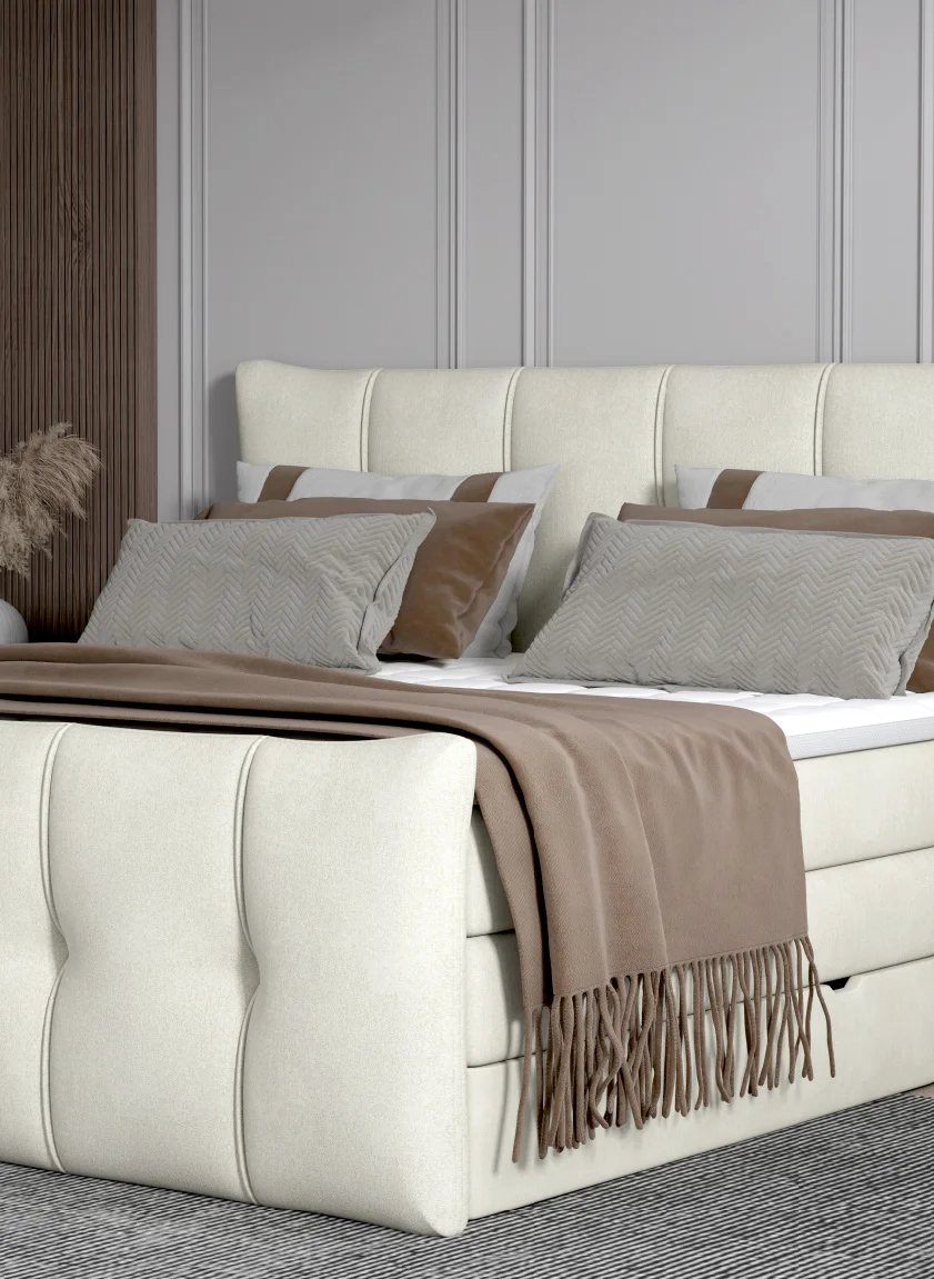 Dormitor SOFIA tapițat cu stofă